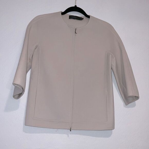 Calvin Klein Beige Wool Jacket 2 - Picture 1 of 5